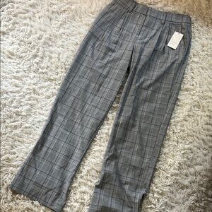 Women’s Gray Plaid Pants slacks